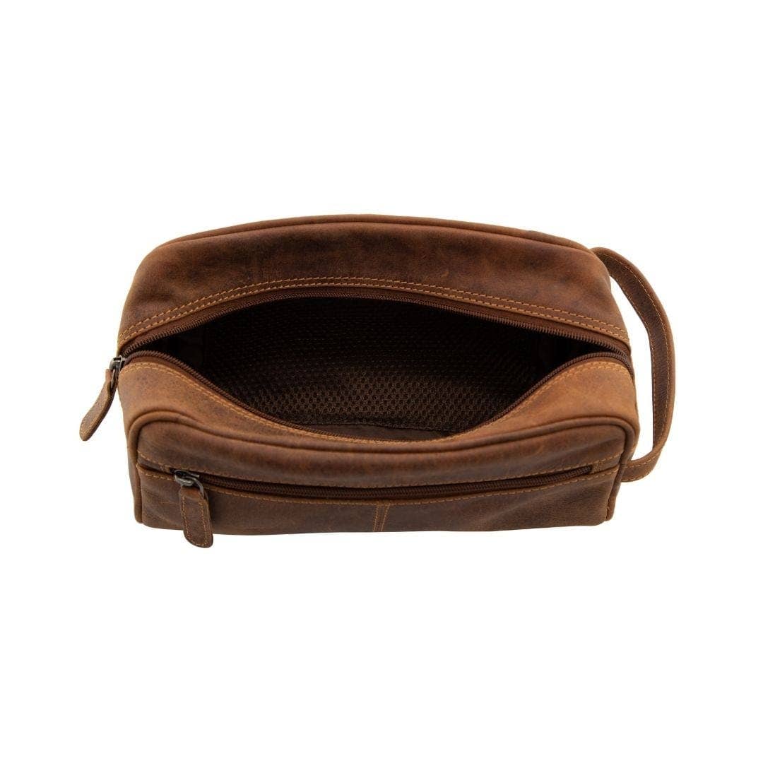 Leather Toiletry Bag Sandel - Geelong