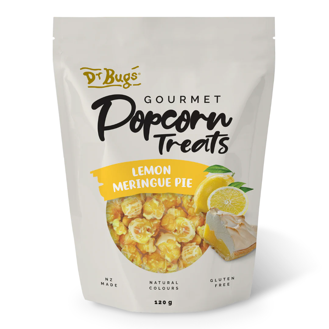 Dr Bugs Gourmet Popcorn Lemon Meringue Pie