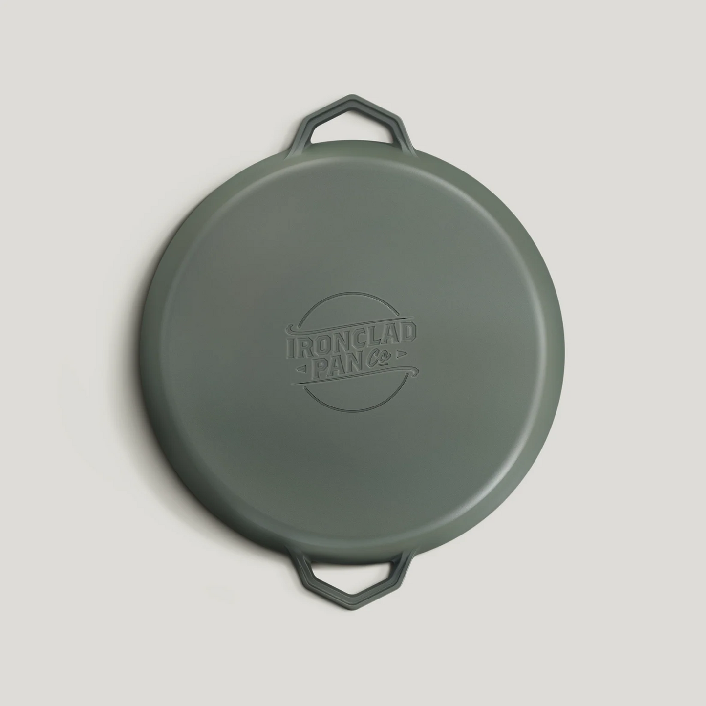 The Grande Legacy Pan by Ironclad Co. Handcrafted 36cm Cast Iron Pan