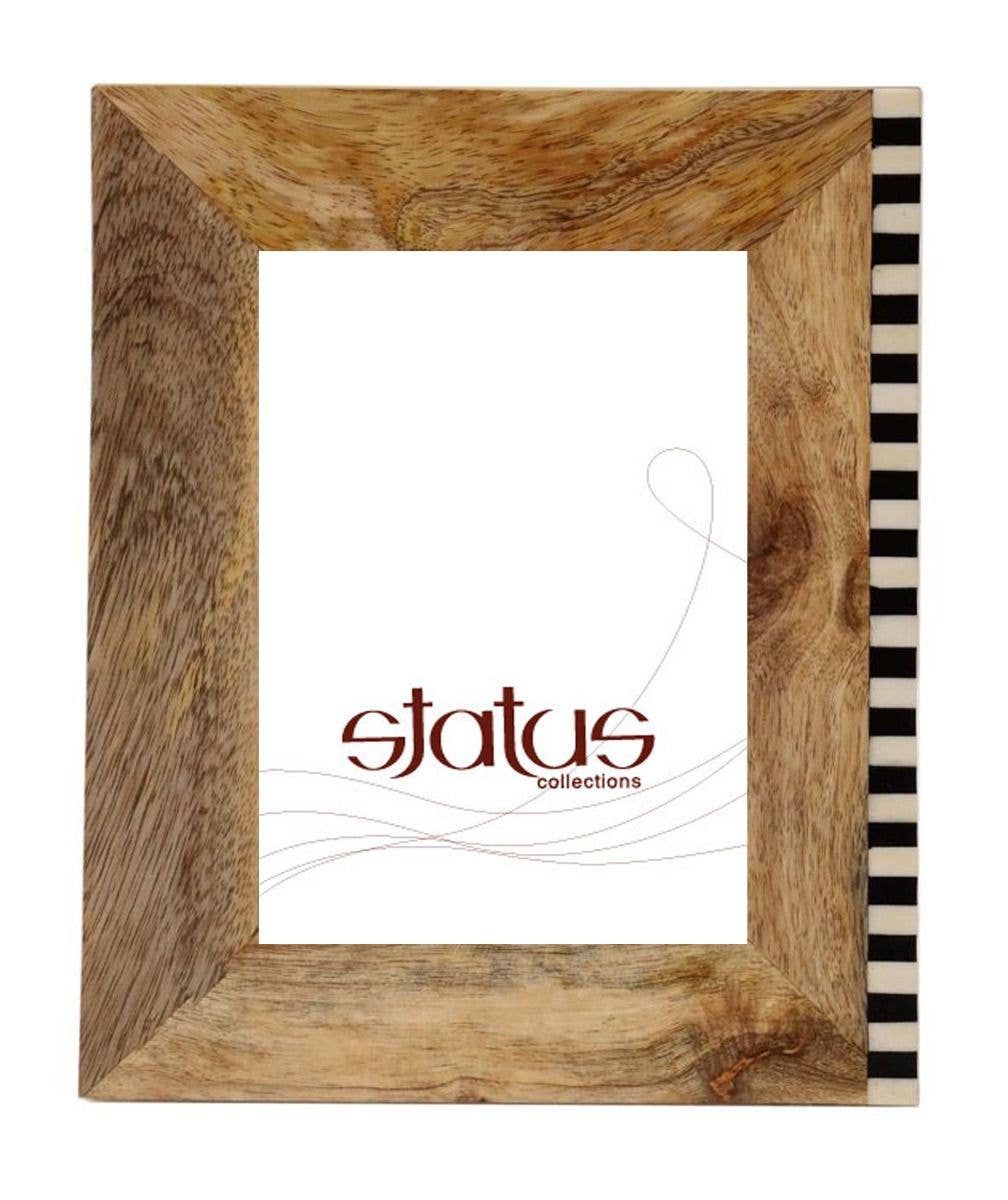 Wood/Bone Frame 16.5x21.5cm Outer / 15x10cm Inner