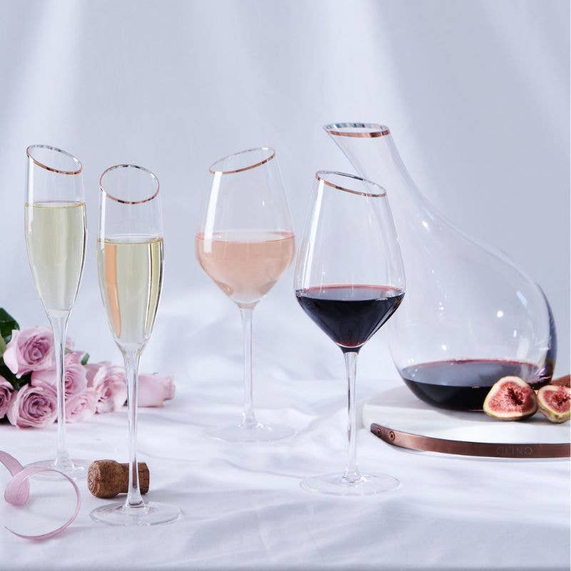 Elegance Stemmed Champagne Flutes (Set of 2)