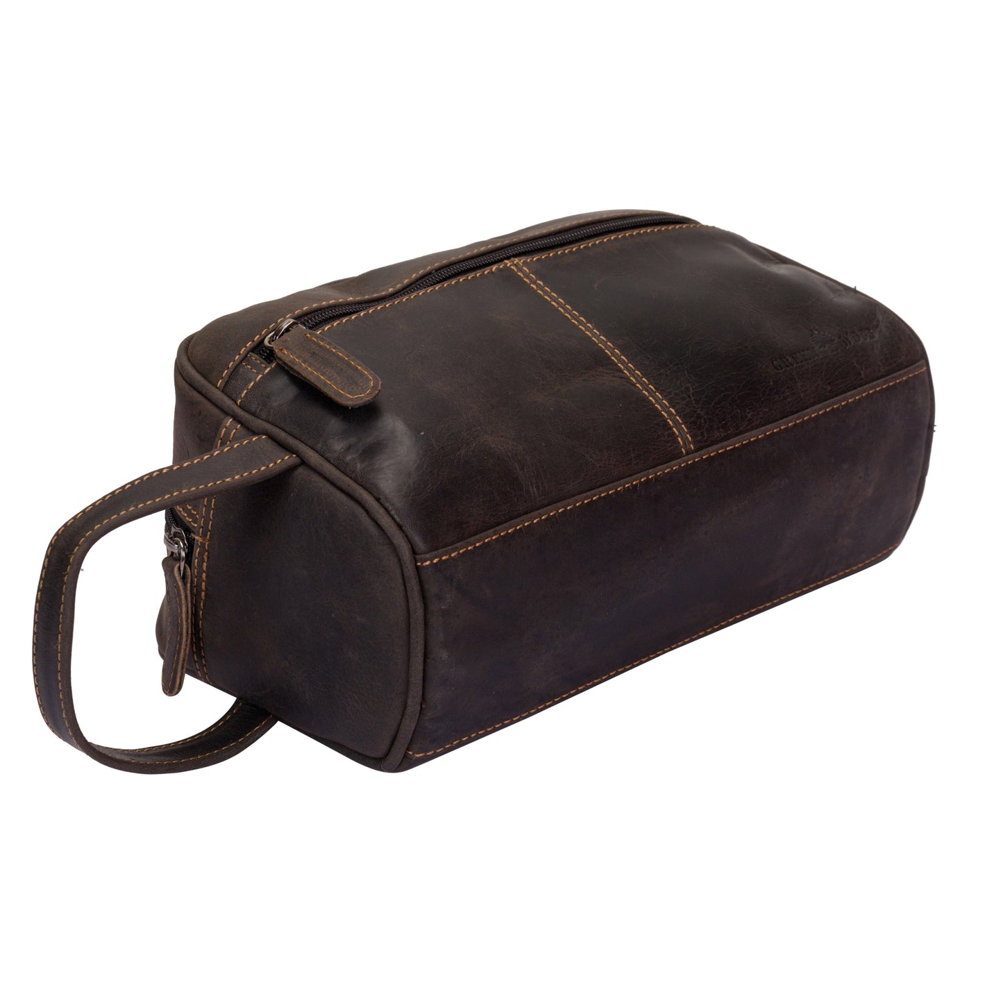 Leather Toiletry Bag Brown - Geelong