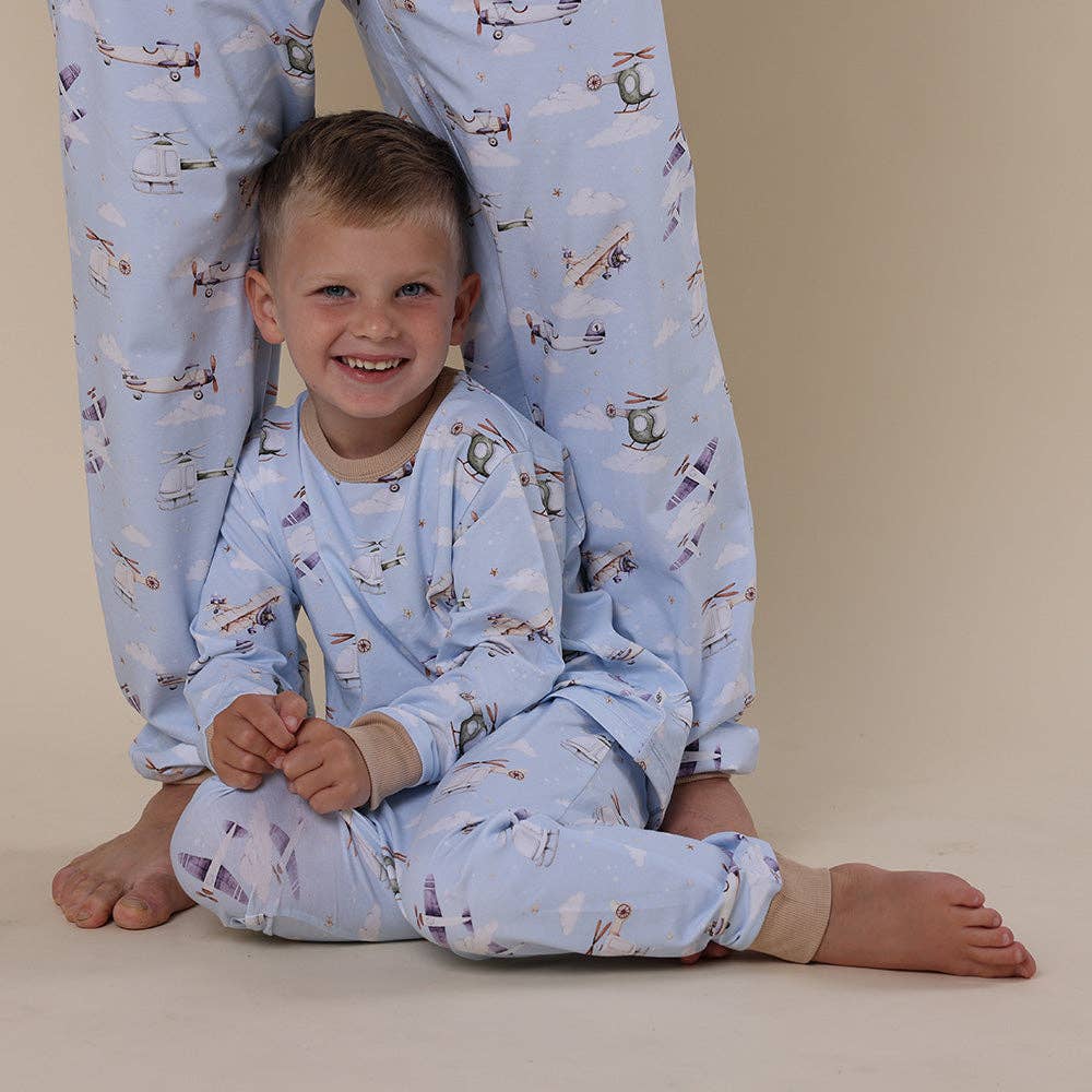 Taking Flight Organic Kids Long Sleeve PJ Set