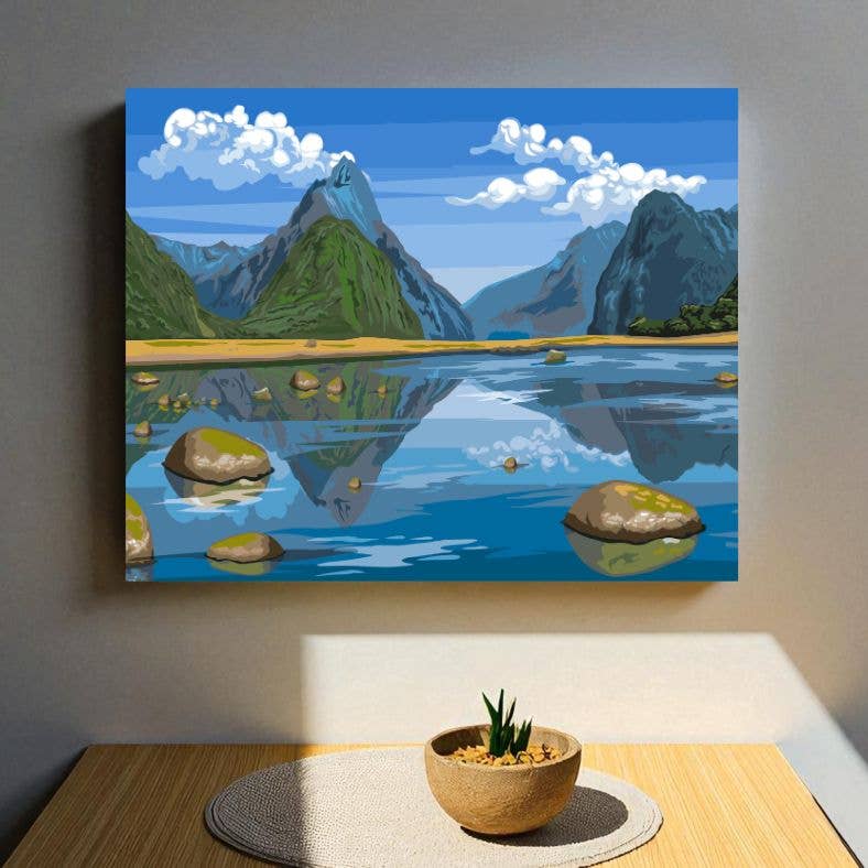 Milford Sound Paint by Numbers Kit