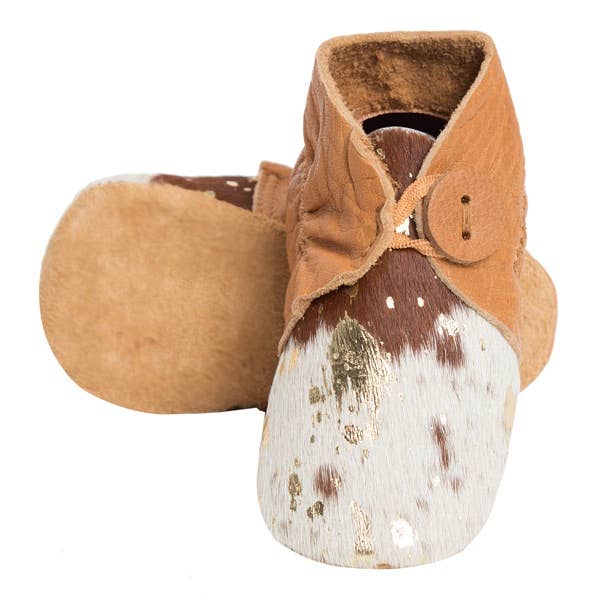 Hairon Baby Booties Cowhide Footwear