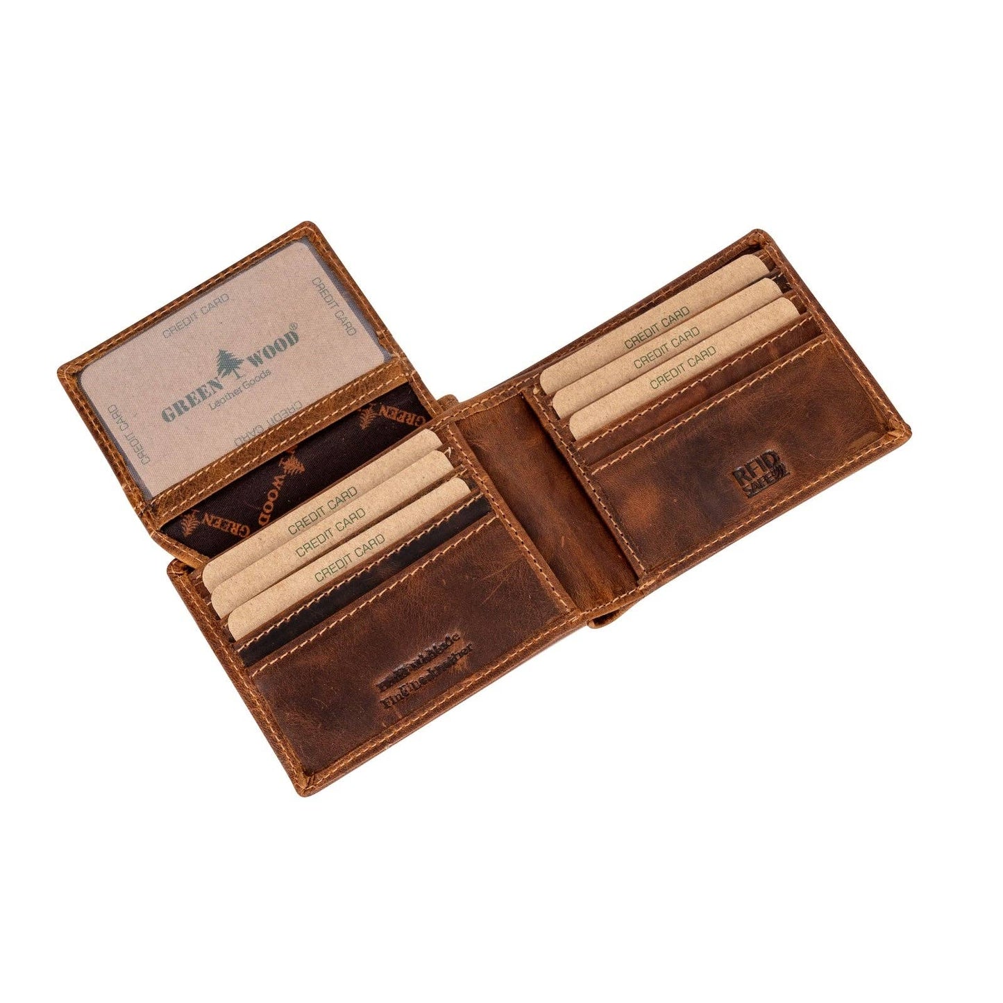Samson RFID Leather Wallet – Camel