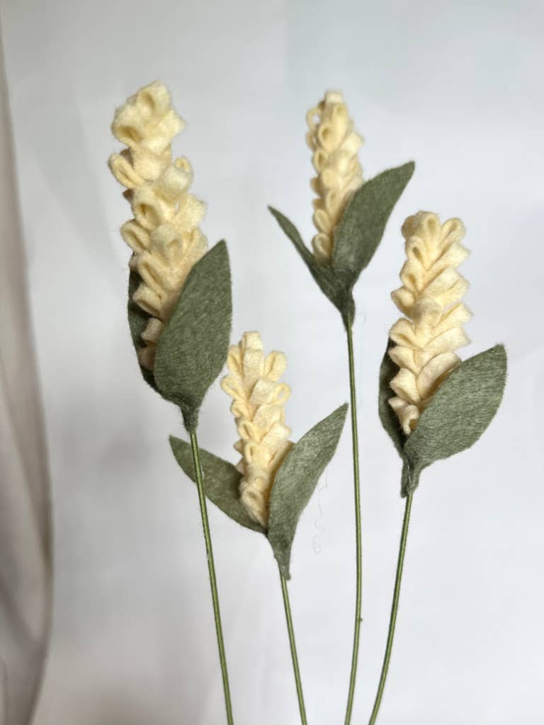 Felt Goldenspike Flower