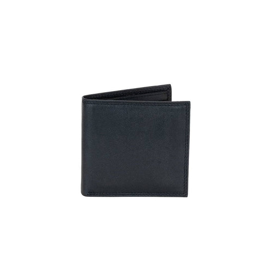 Greenwood Leather “Auckland” Men’s Bifold RFID Wallet – Genuine Leather Slim Wallet with Gift Box