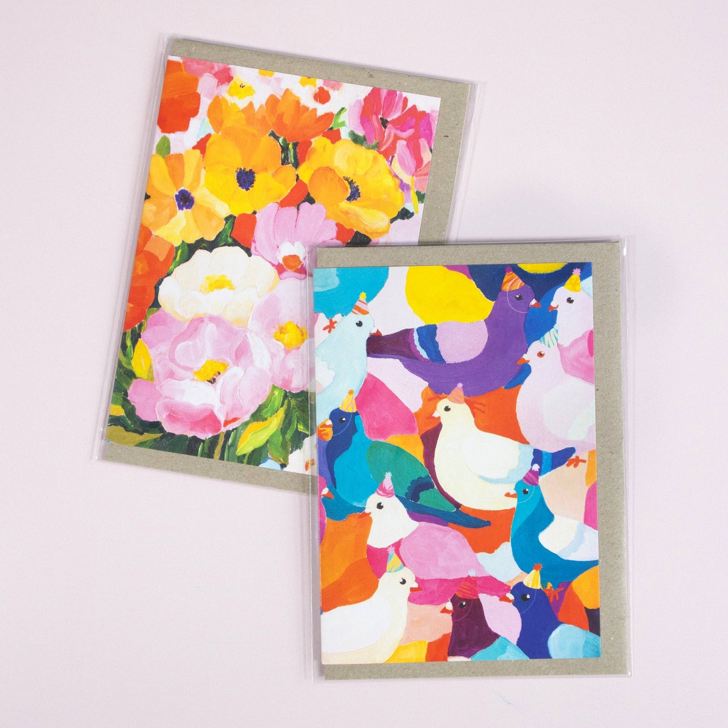 Market Day Flowers Greeting Card
