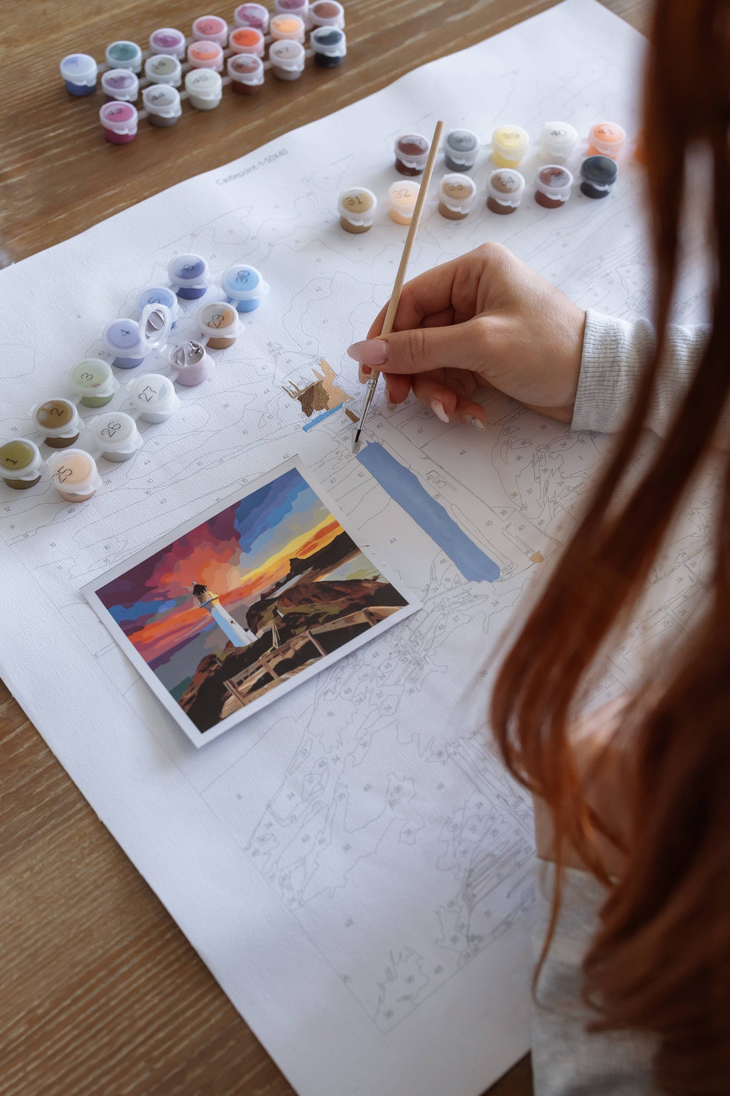 Castlepoint Lighthouse Paint by Numbers Kit