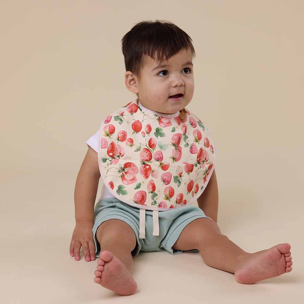 Strawberry Snuggle Bib