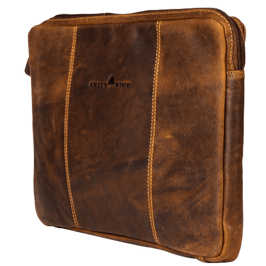 Leather Laptop Cases/Sleeve - MacBook Pro/Air 13 / 15 / 16 inch sleeve - Sandel