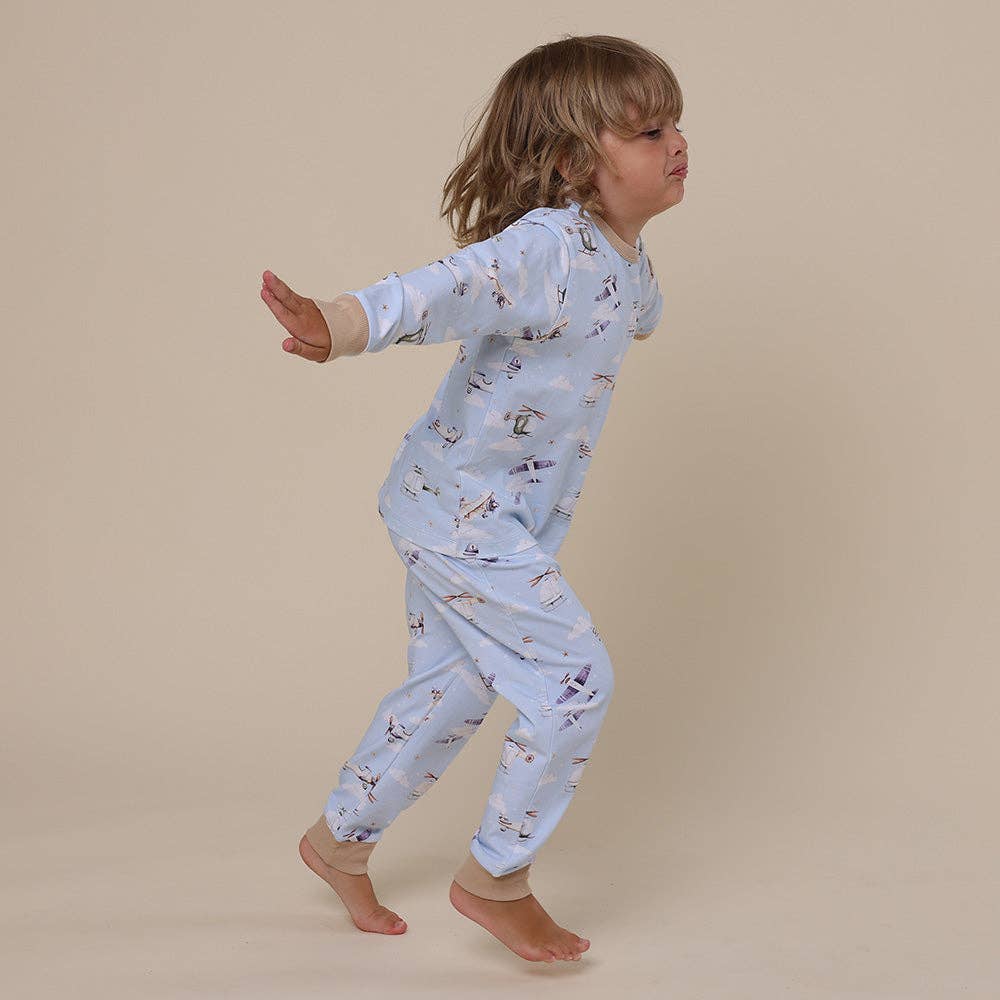 Taking Flight Organic Kids Long Sleeve PJ Set