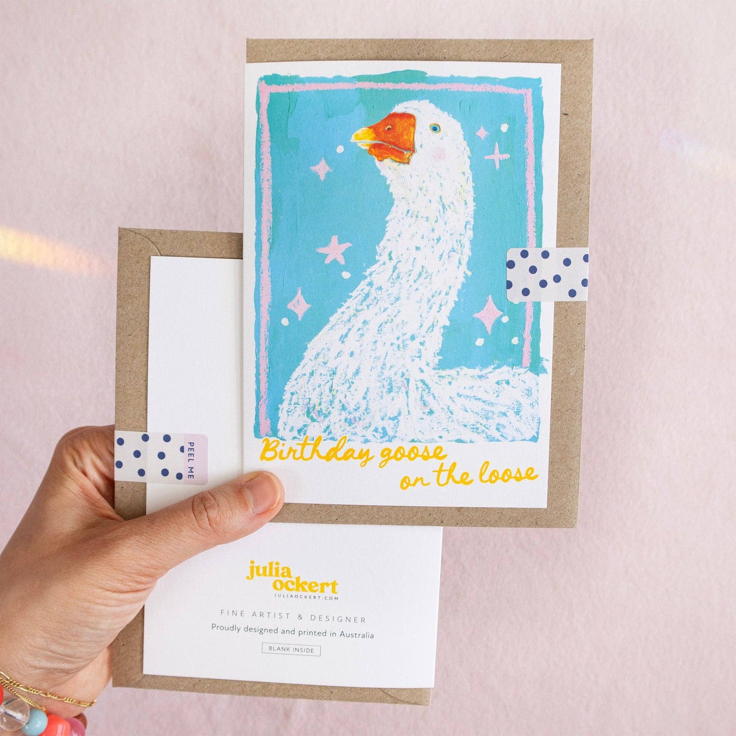 Birthday Goose On The Loose! Greeting Card