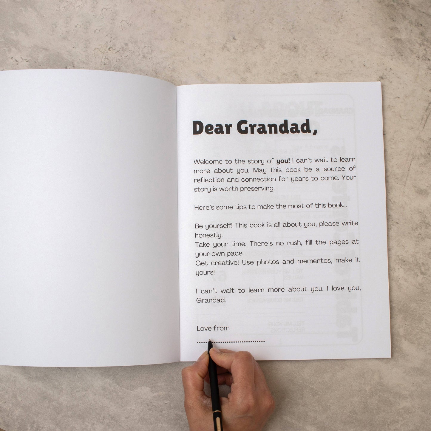 Grandad, Tell Me Everything: A Give & Get Back Book