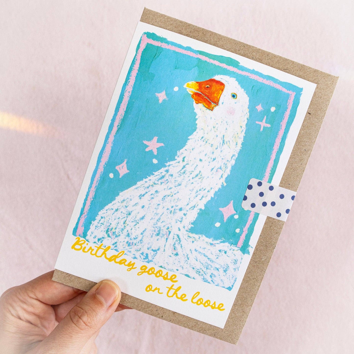 Birthday Goose On The Loose! Greeting Card