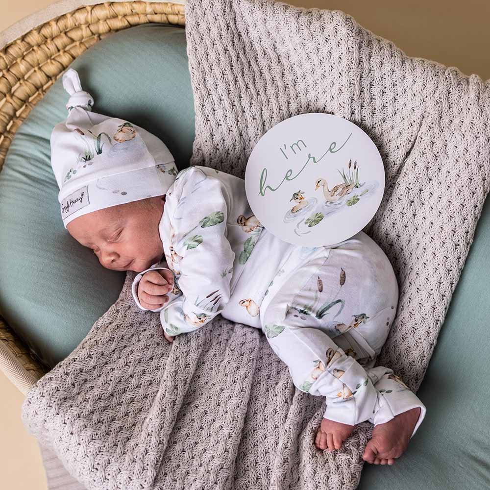 Duck Pond Organic Knotted Beanie