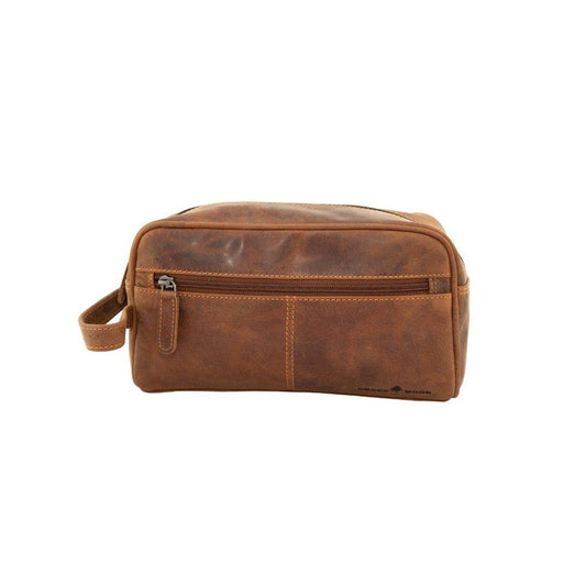 Leather Toiletry Bag Sandel - Geelong