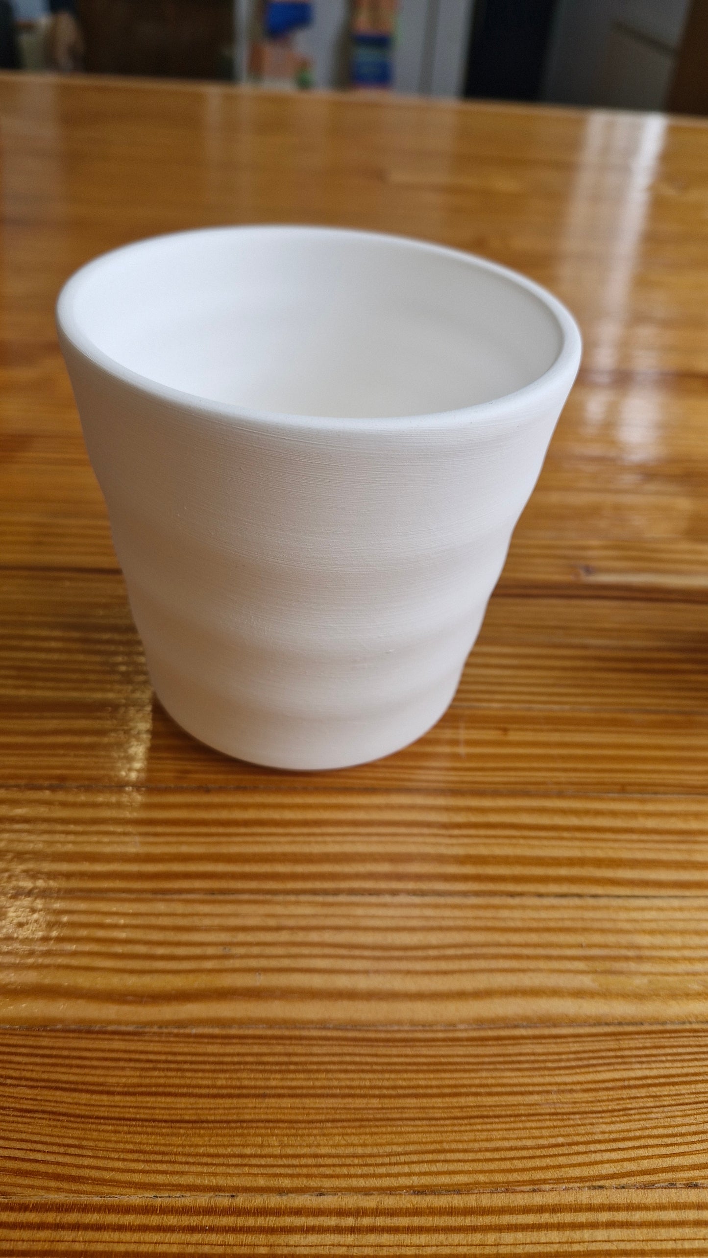 White Ceramic Tumbler