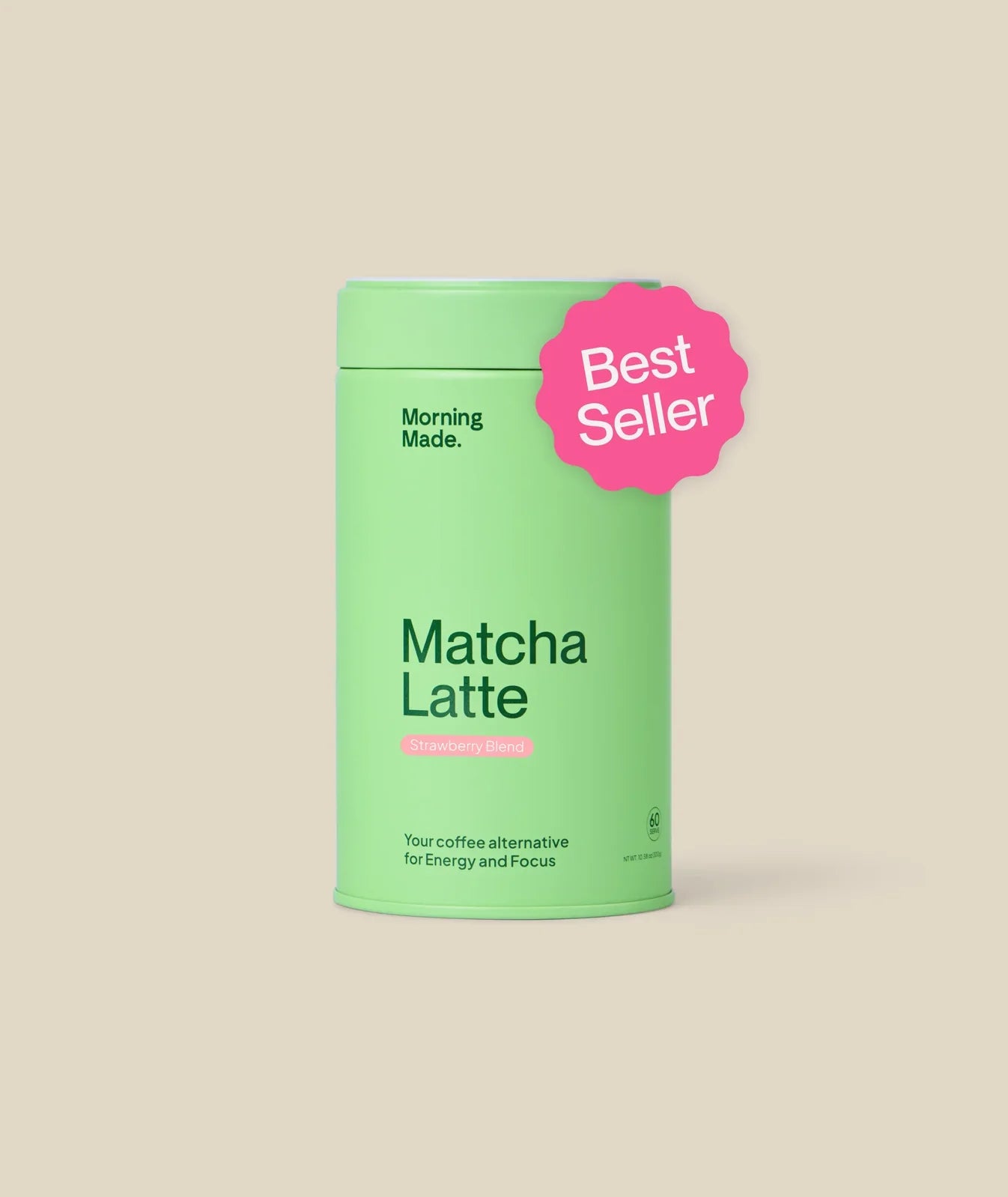 Morning Made Matcha Latte Strawberry Blend