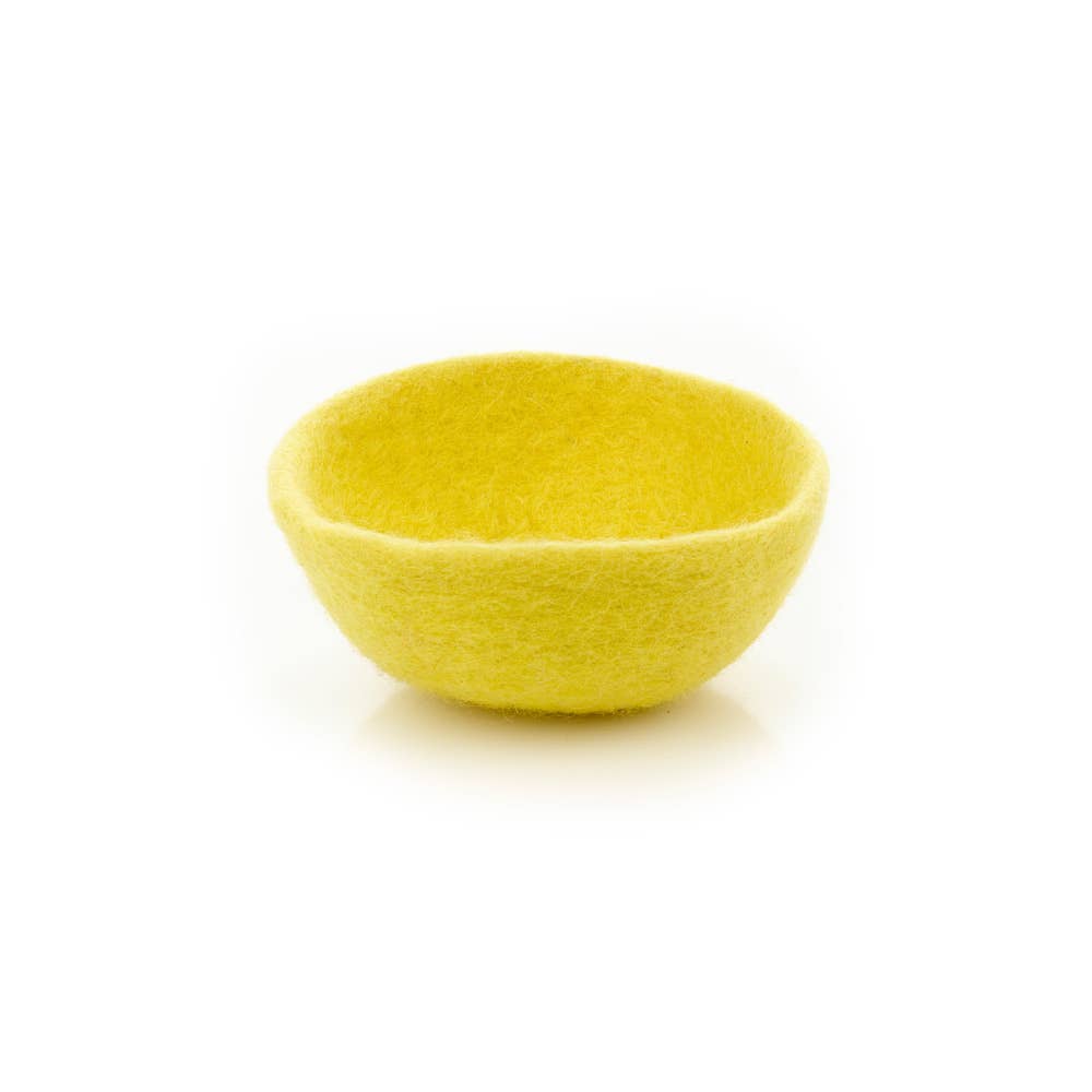 Handmade Felt Neon Trinket Dish Home Decoration