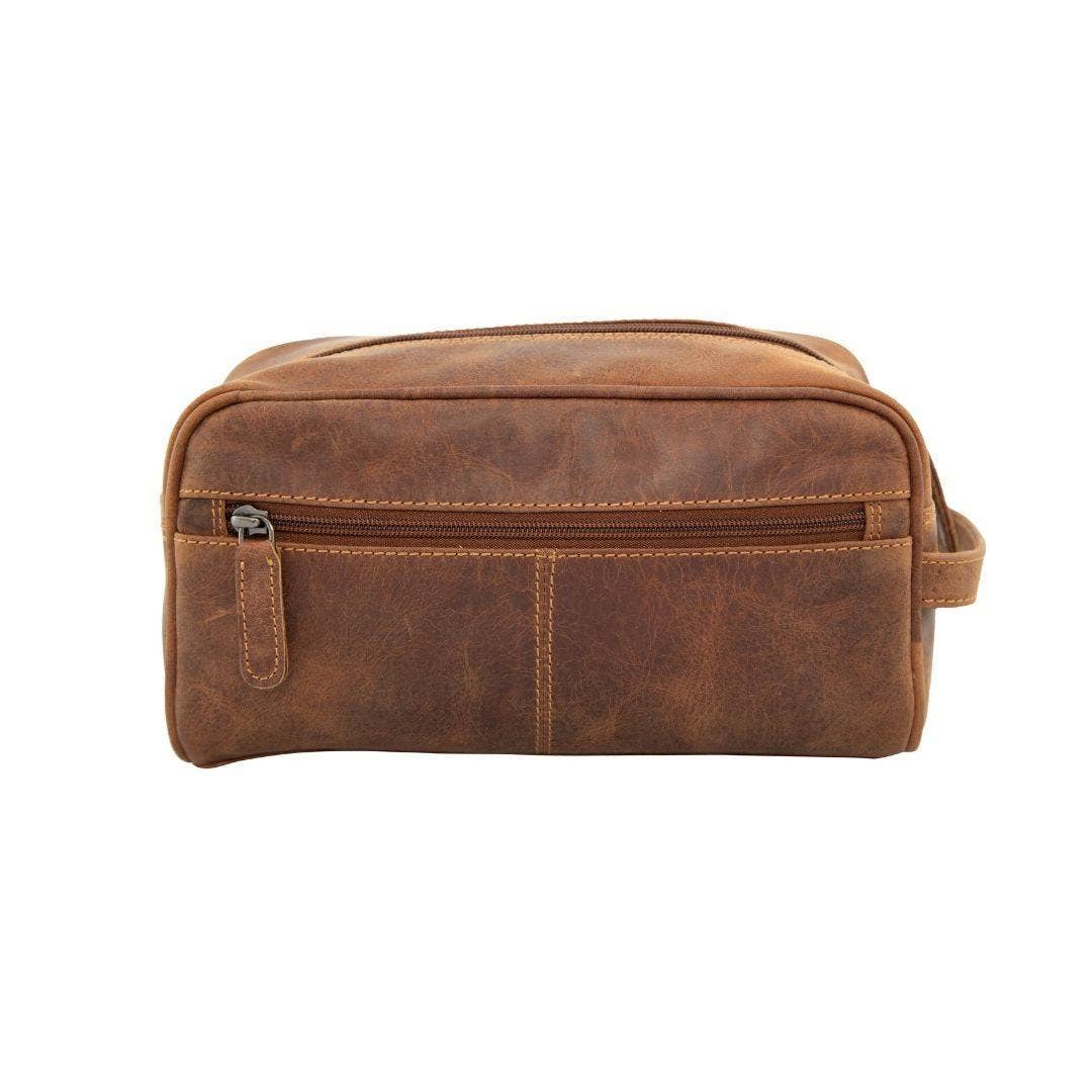 Leather Toiletry Bag Sandel - Geelong