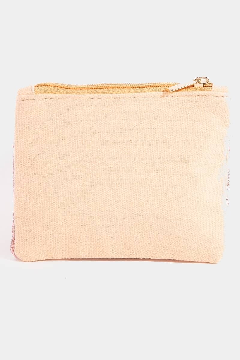 Pearl And Seeded Mom Coin Purse