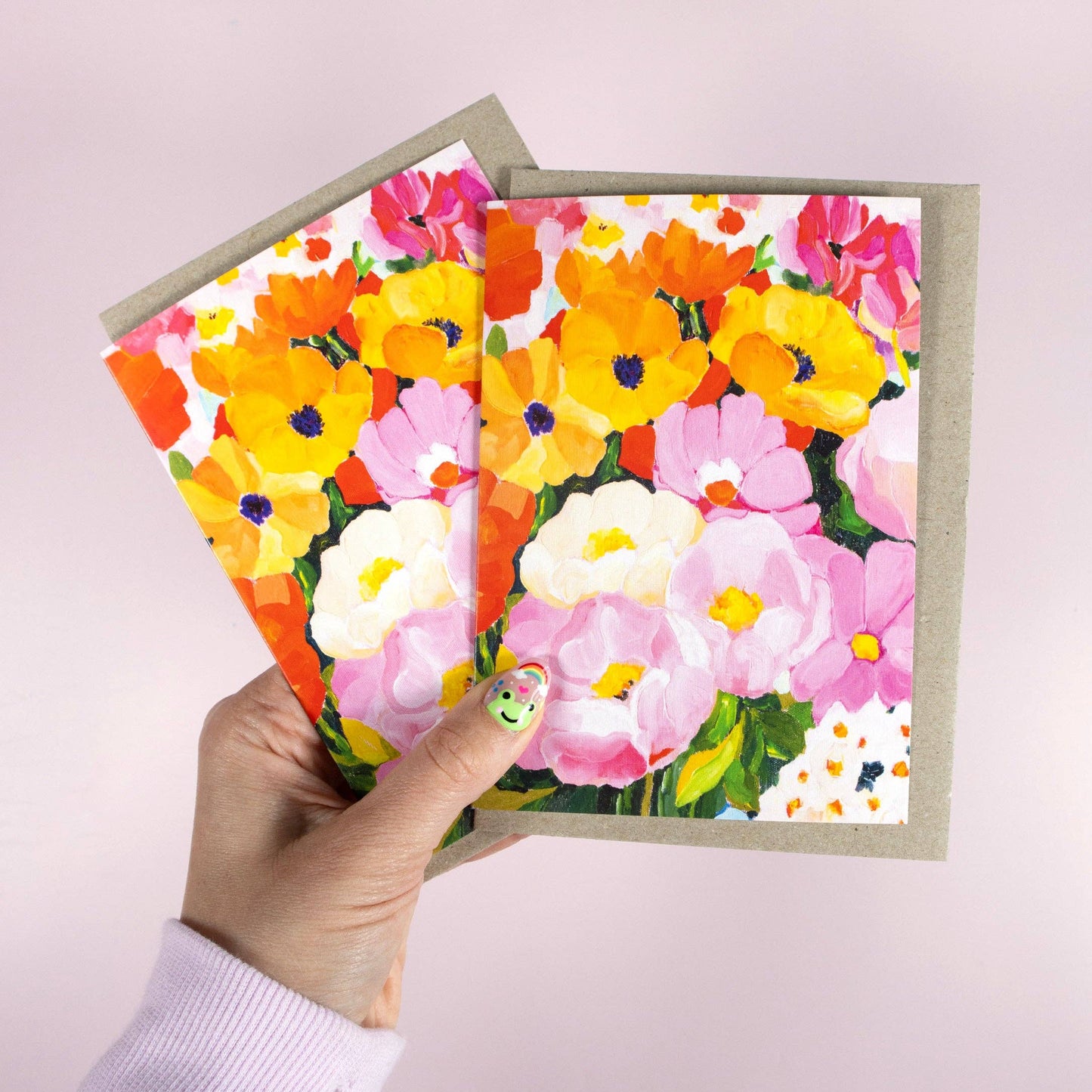 Market Day Flowers Greeting Card