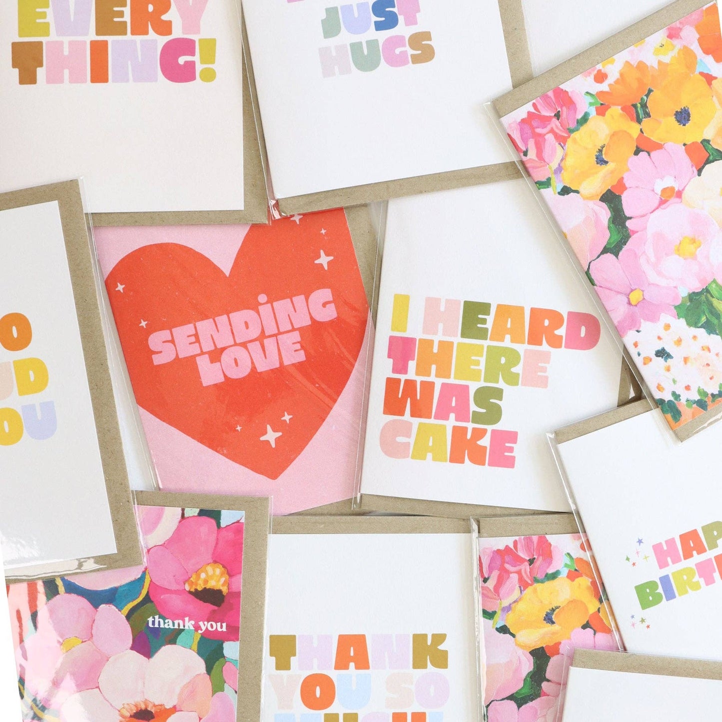 For You - Colourful Floral Greeting Card
