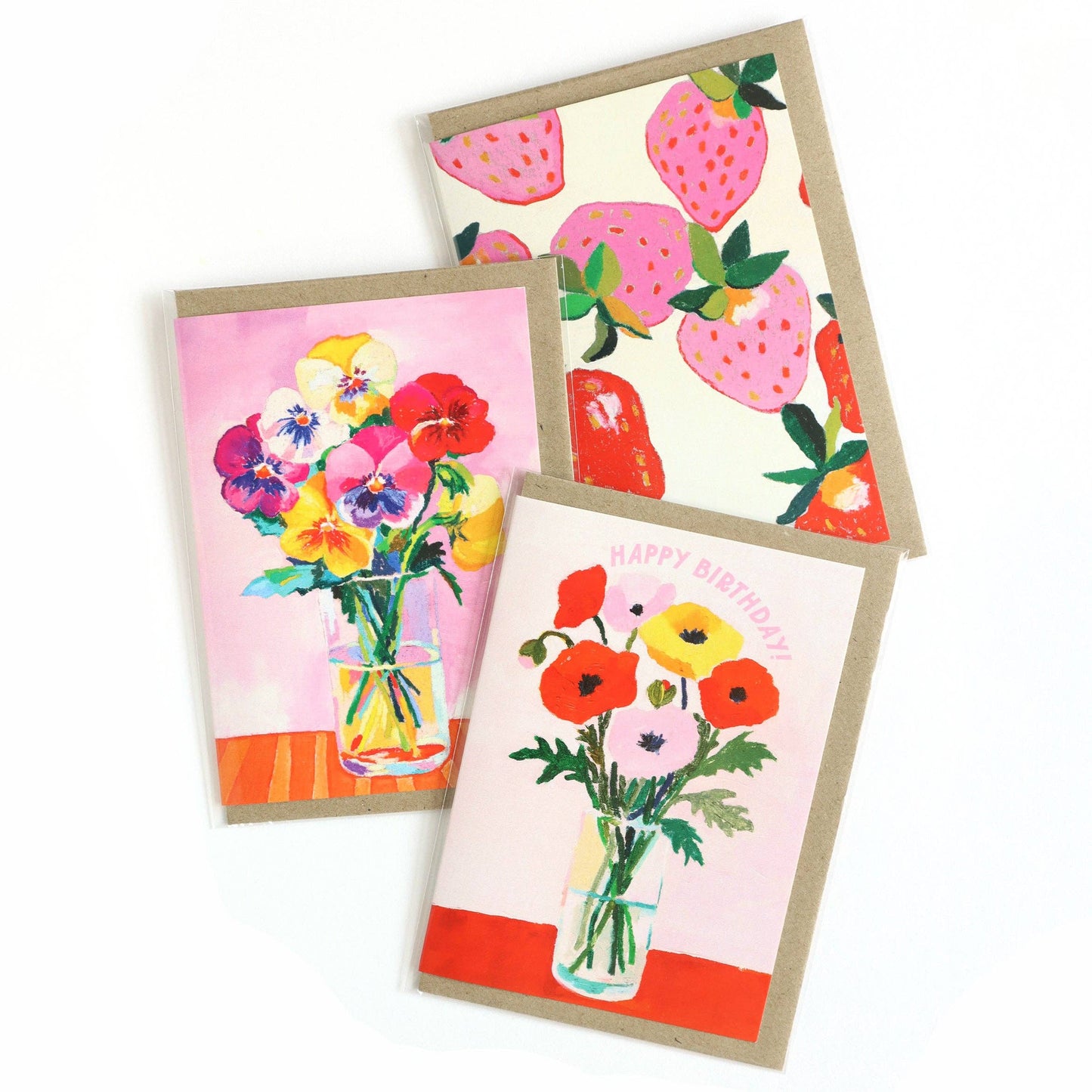 Precious Pansy Flowers Greeting Card