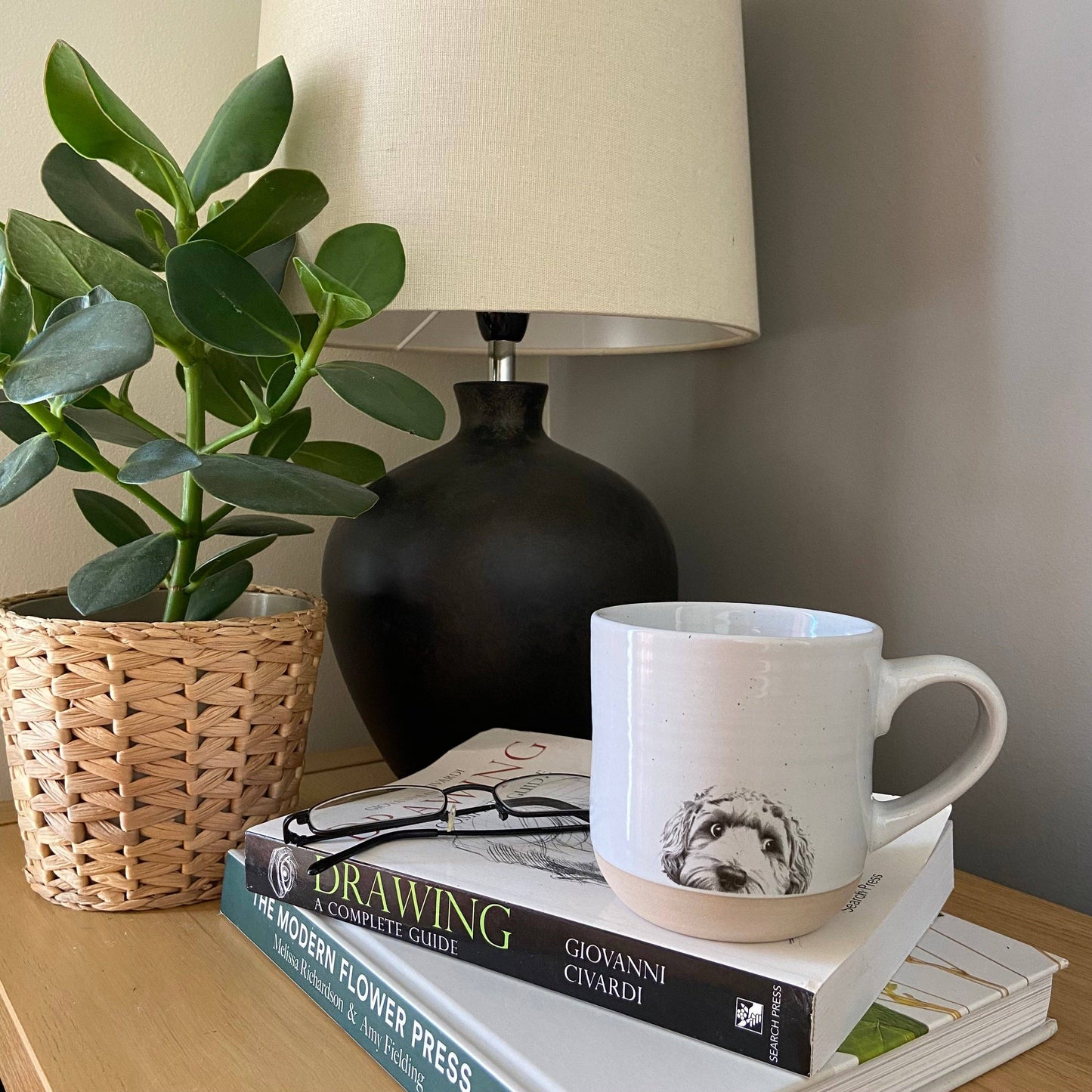 Dino Cockapoo Stoneware Mug