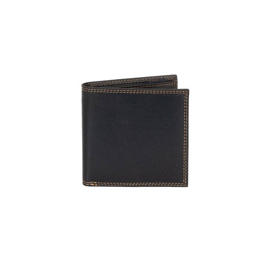 Greenwood Leather “Auckland” Men’s Bifold RFID Wallet – Genuine Leather Slim Wallet with Gift Box