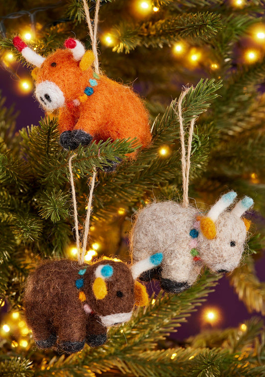 Felt Yak Decoration