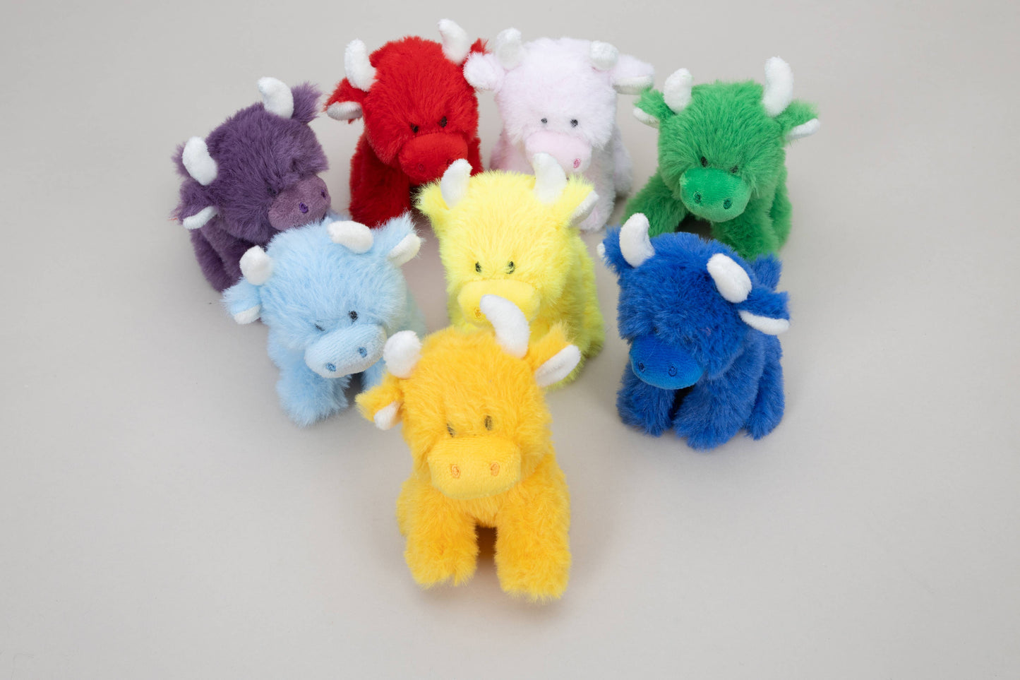 Pink Mini Highland Cow COOllectible Cow