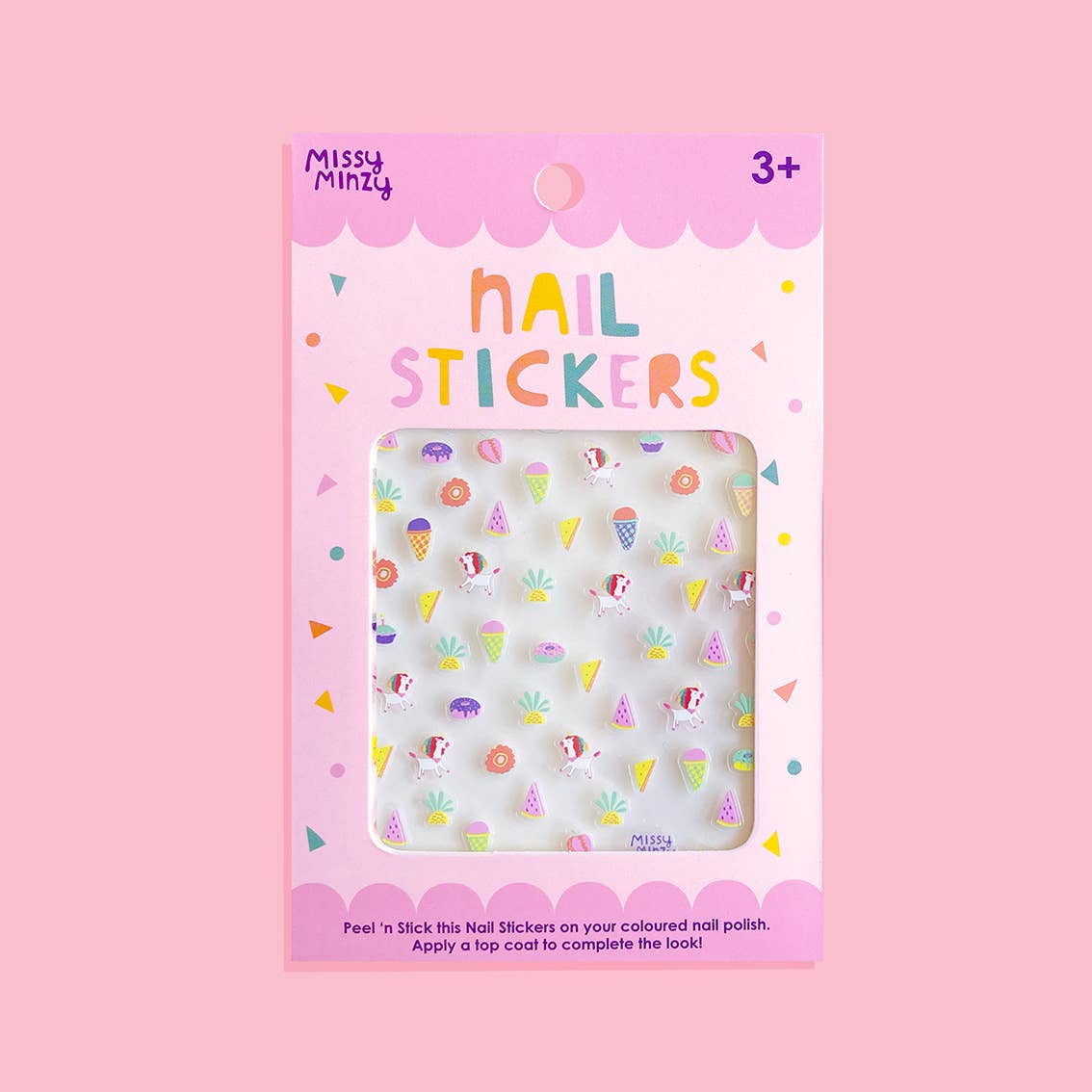 Birthday Party Nail Stickers, Wearable Art, Nail Decals