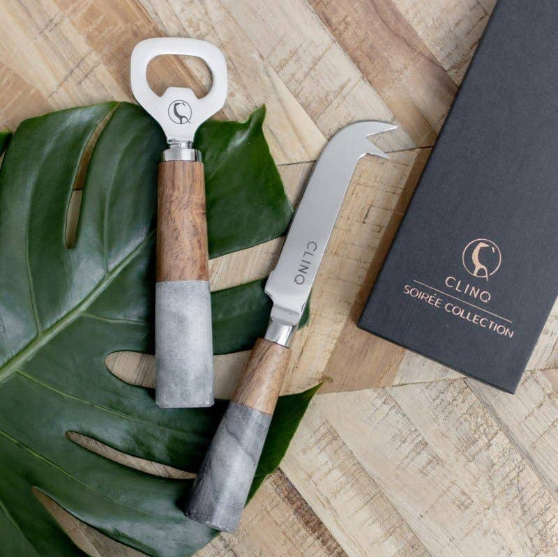 Grey Marble Bottle Opener