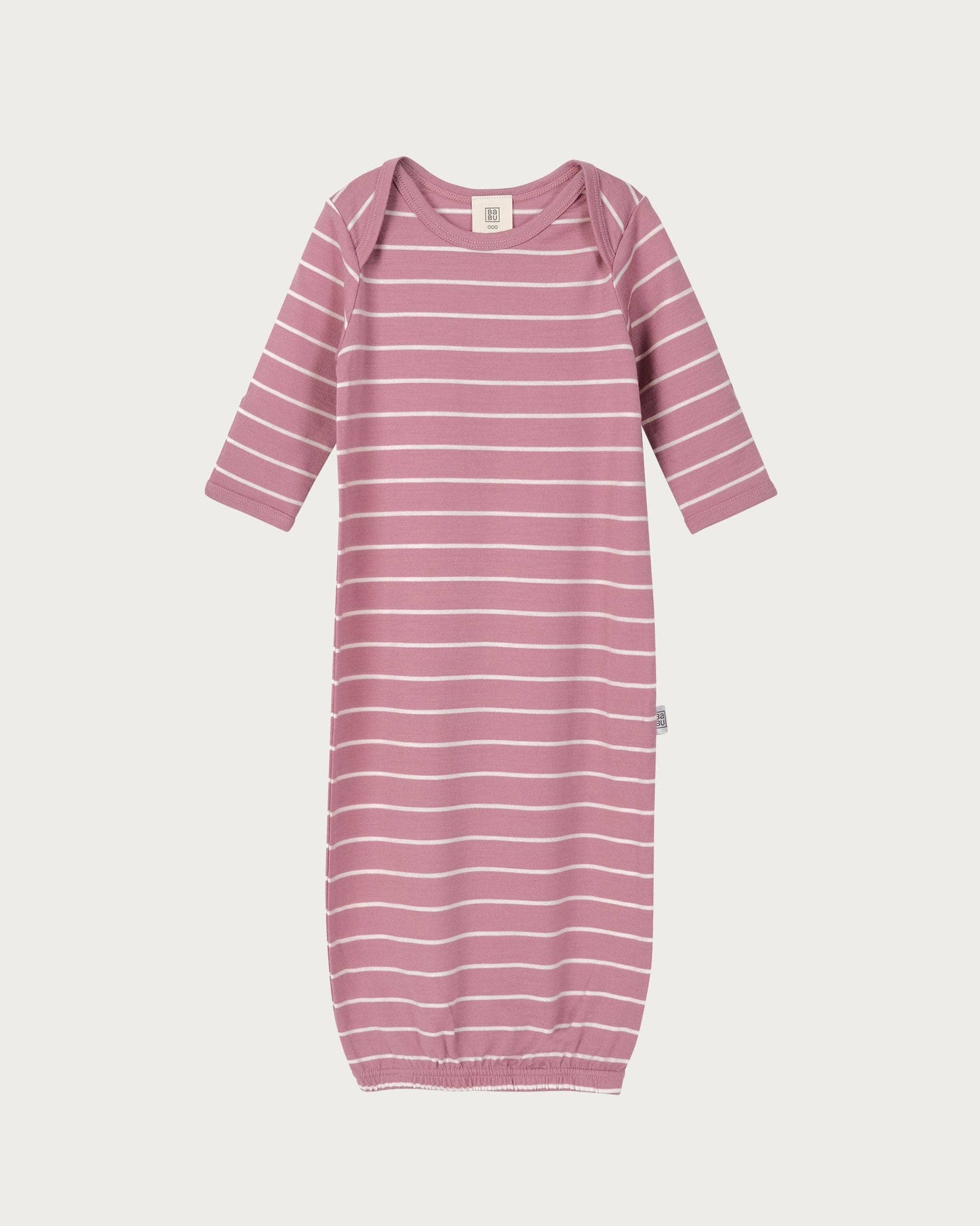 Merino Bundler Nightgown - Blossom Stripe