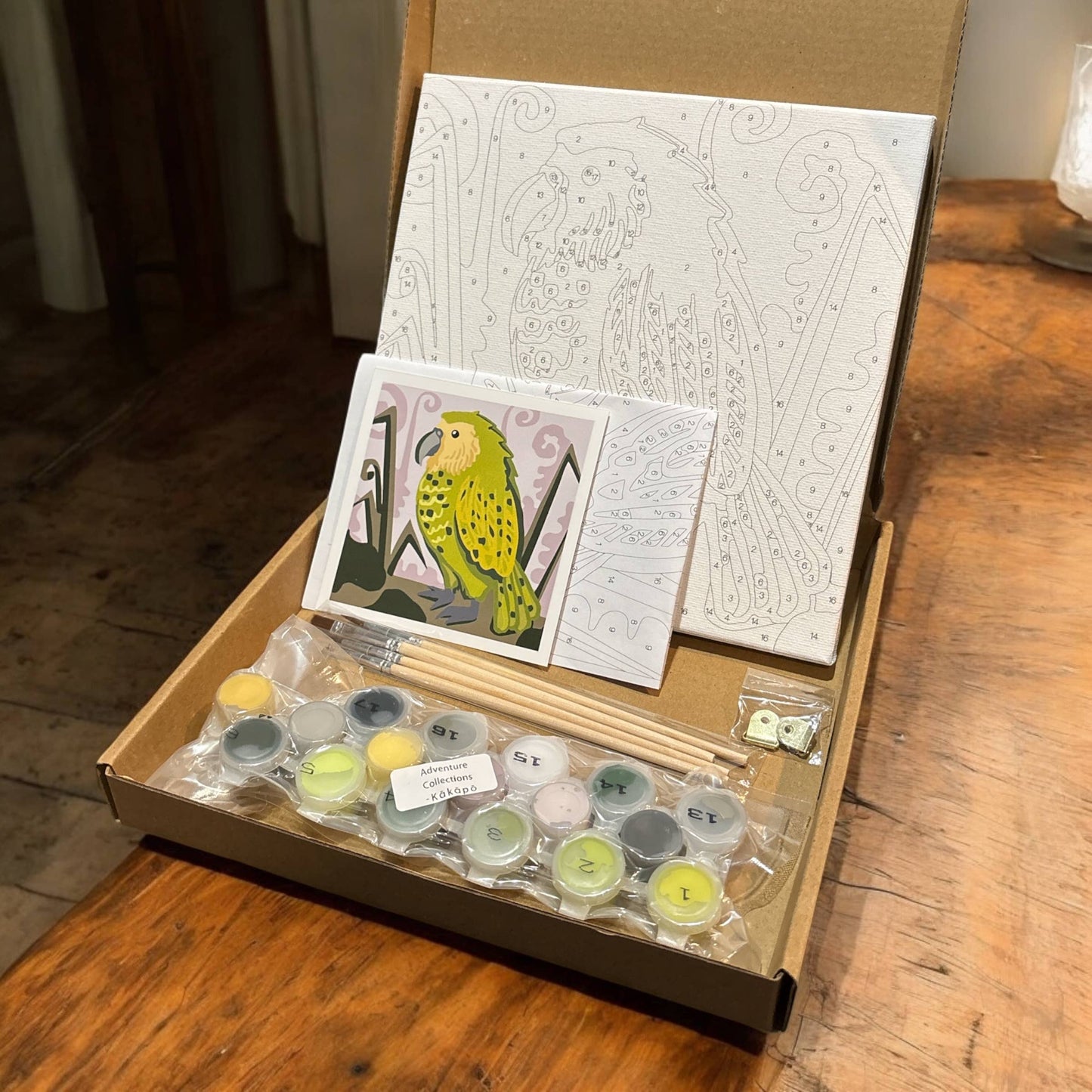 Tūi Paint by Numbers Mini Kit - 20x20cm