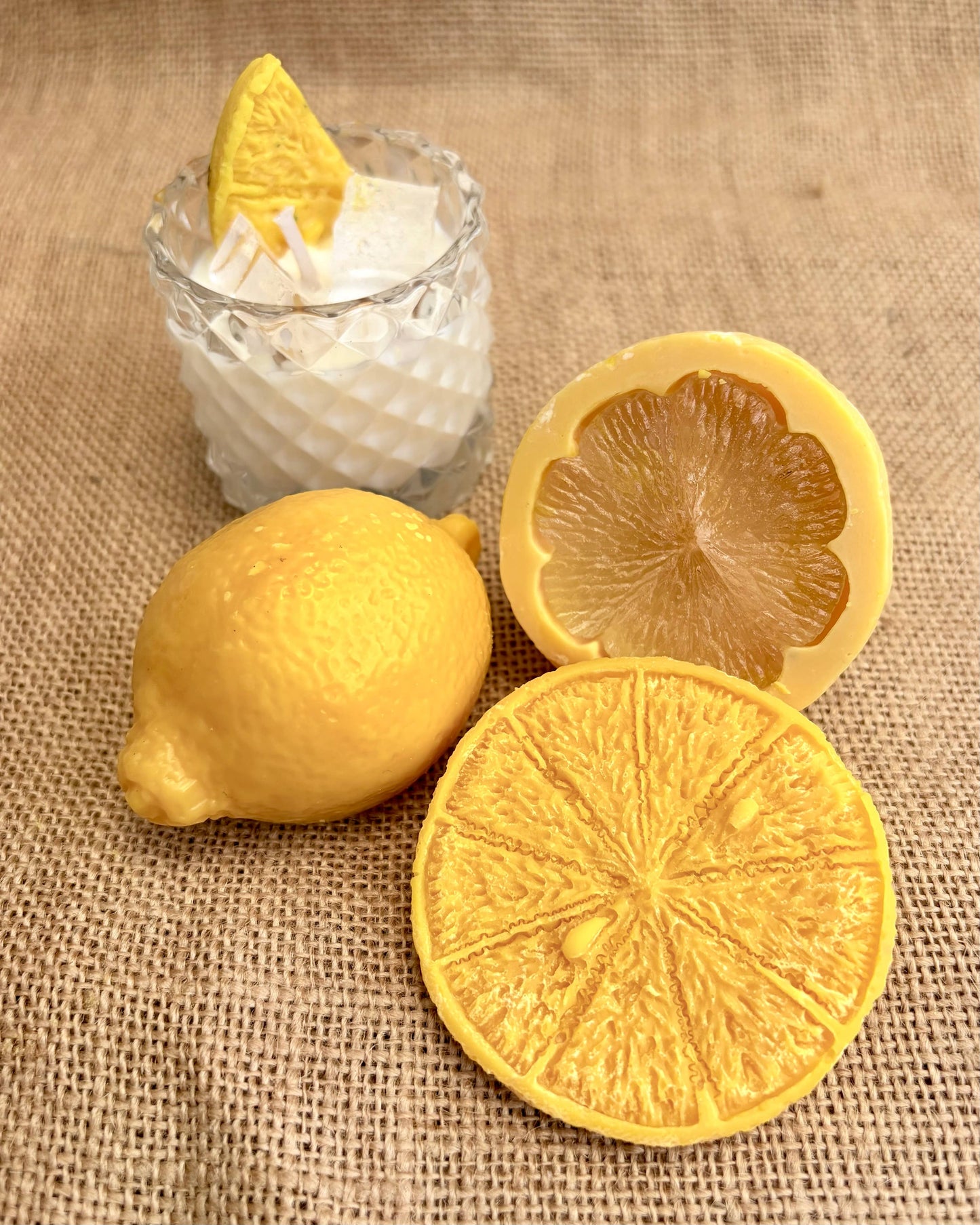 Lemon Shaped Scented Candle