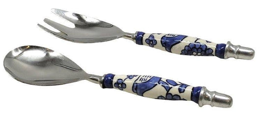 Blue Bird Salad Servers