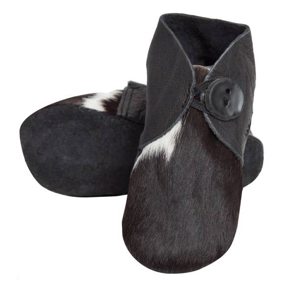 Hairon Baby Booties Cowhide Footwear