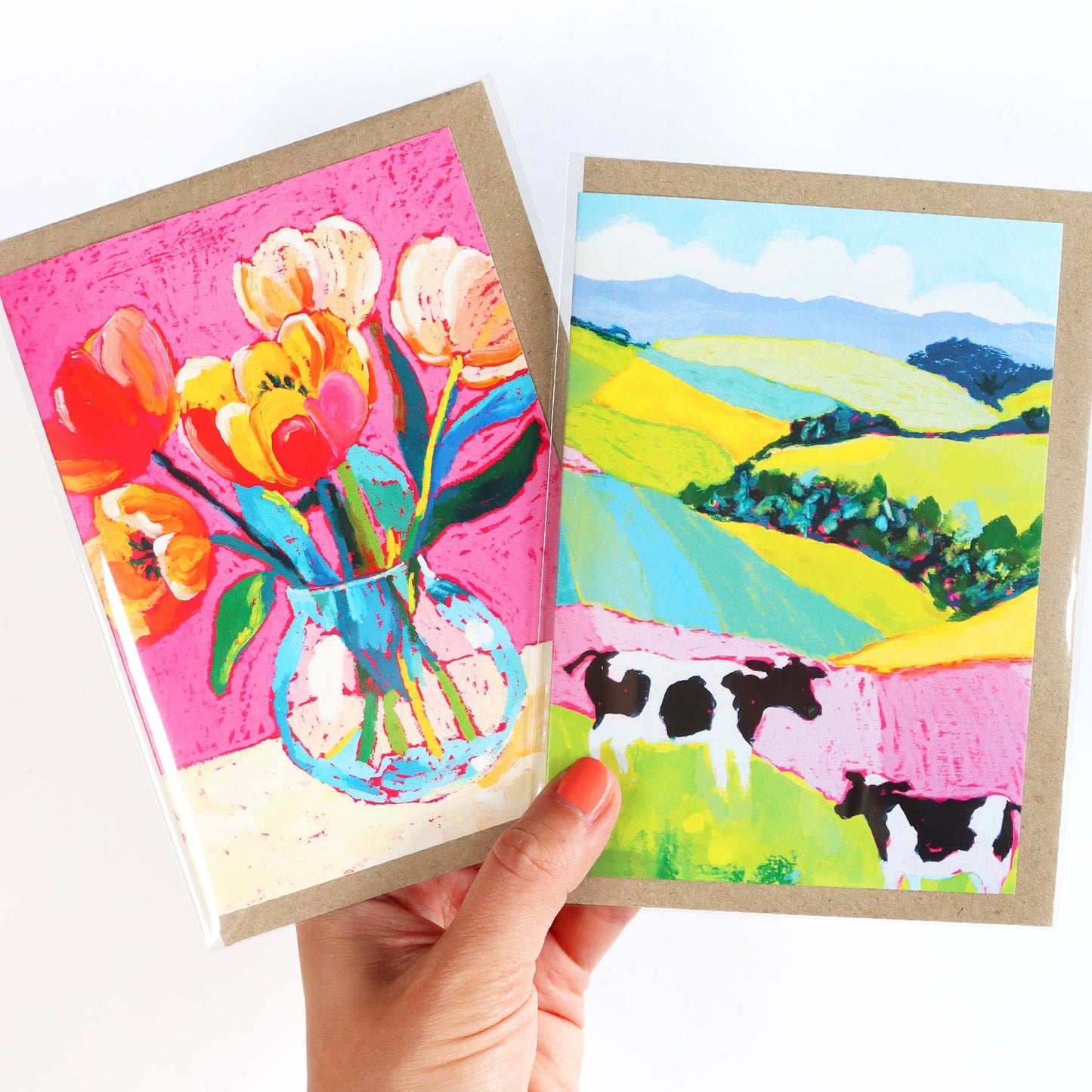 Moo Cows Greeting Card